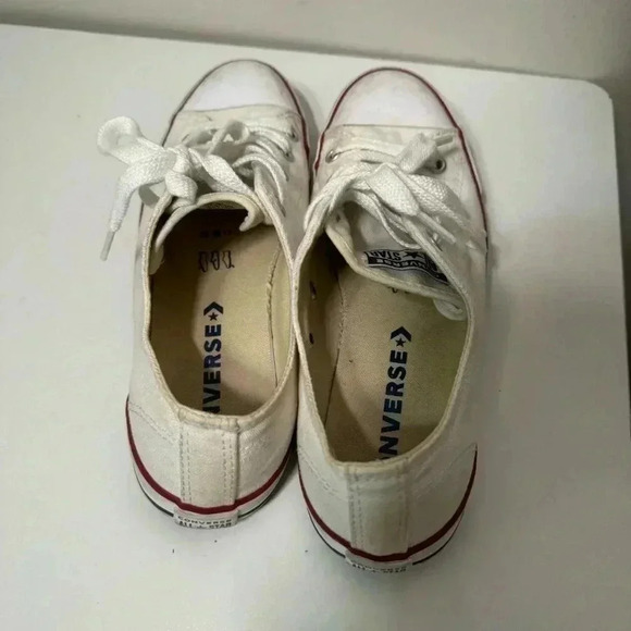 Converse low cut white sneakers 7 - Picture 3 of 6